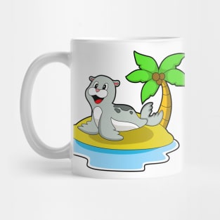 Seal on Island Mug